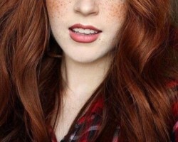 Freckles are more frequent among redheads due to tendency to have fair skin.