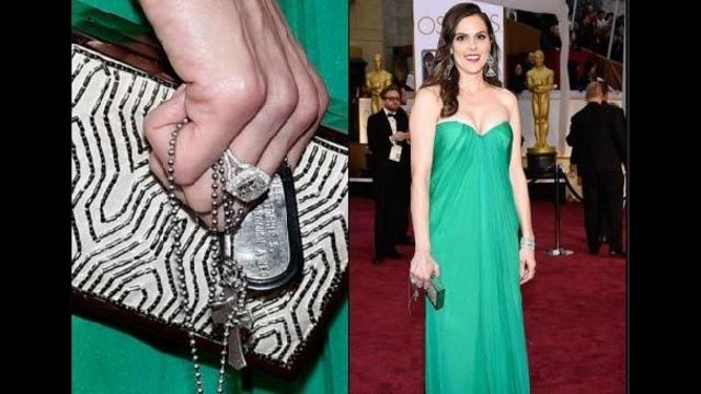 "American Sniper" Chris Kyle's "dog tags" as carried by his widow to the movie premier reveal that his blood type was A negative.