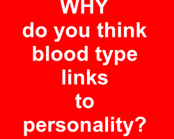 Blood Type Personalities