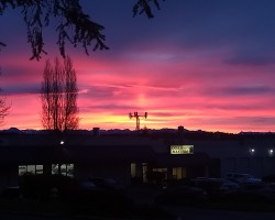 Sunrise in Kirkland Washington