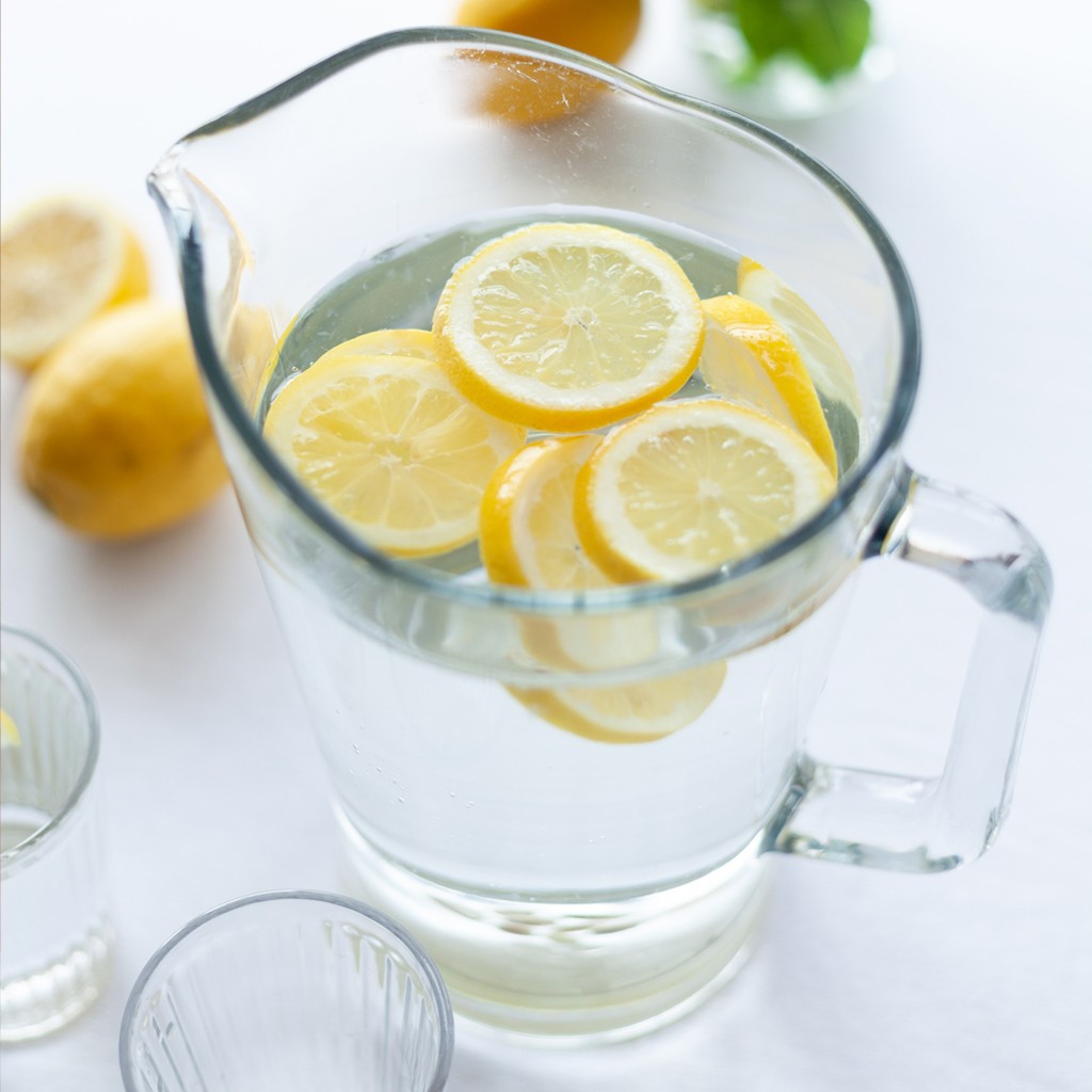 Drinking ice water with lemon can help rid your body of toxins