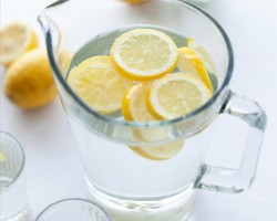 Drinking ice water with lemon can help rid your body of toxins
