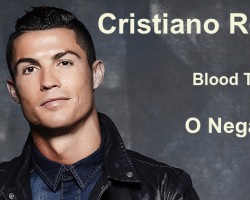 Christiano Ronaldo is blood type O negative and a passionate blood donor.
