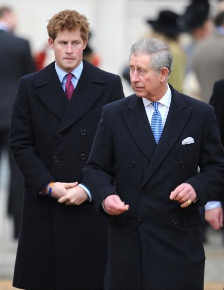 Unfortunately there is no data on Prince Charles' and Princess Diana's children. But they have to at least carry the O- of their father recessively.