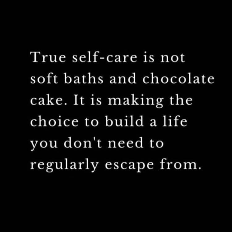 Don't believe for a minute that happiness comes from products.