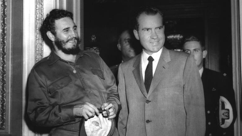 Both of them had blood type A negative: Fidel Castro and Richard Nixon