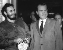 Both of them had blood type A negative: Fidel Castro and Richard Nixon