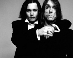 Iggy Pop and Johnny Depp