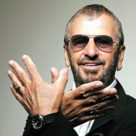 Ringo Starr, another rh negative Beatle. Now Sir Richard Starkey (A negative)