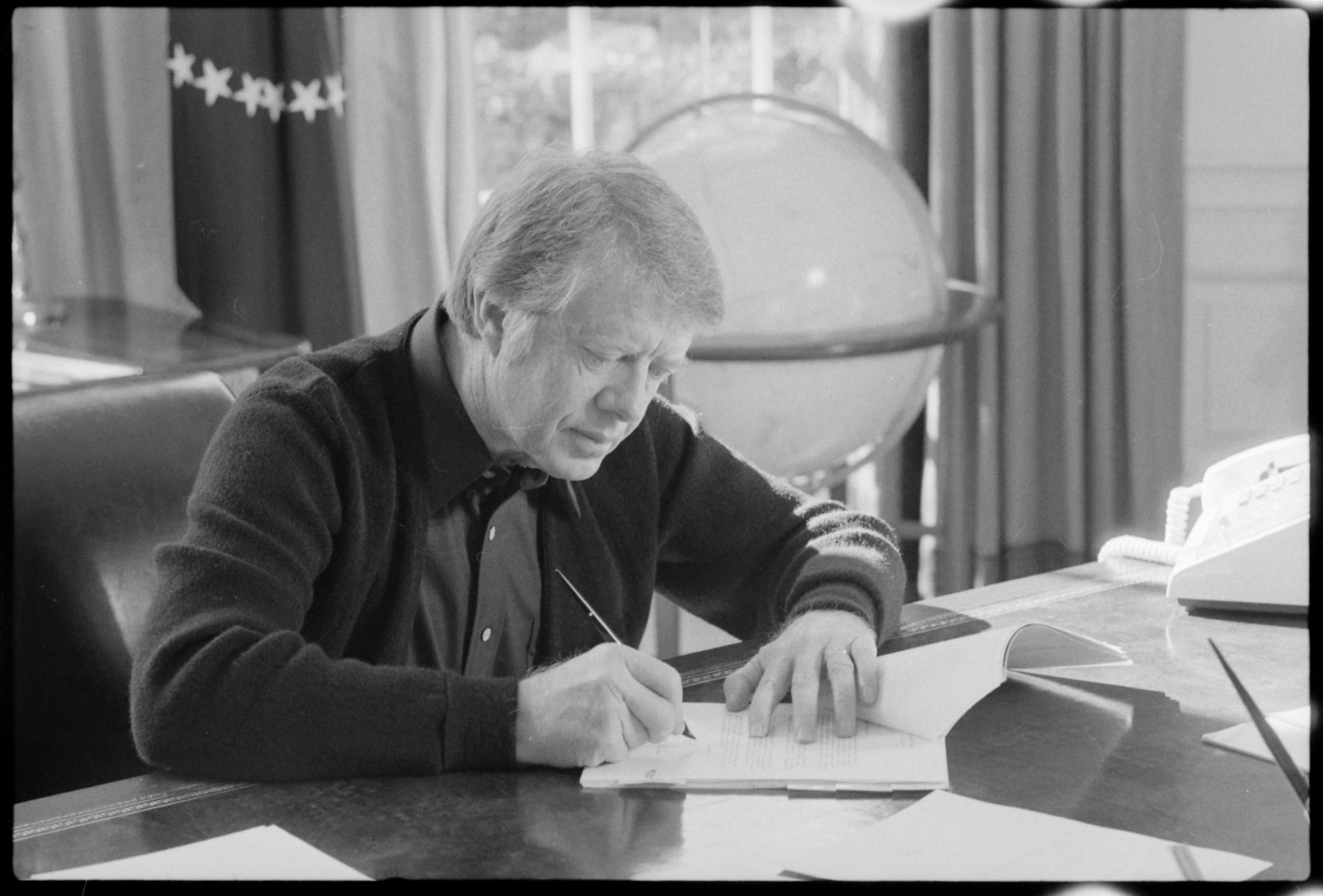 Even while in the White House, Jimmy Carter continued donating his A- blood on a regular basis.