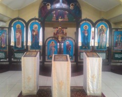 Altar of the greek's church