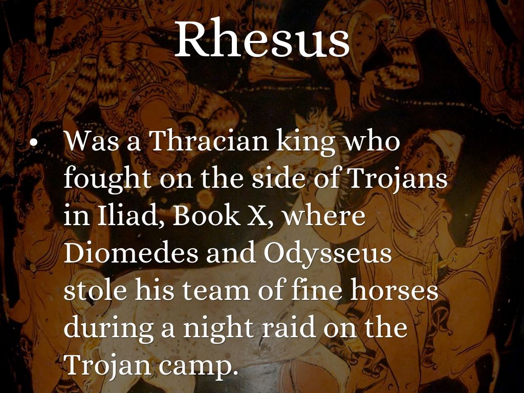 King Rhesus may have been Rh-
