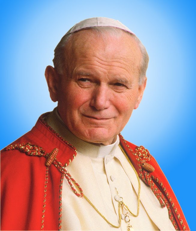 Pope John Paul II was blood type A negative
