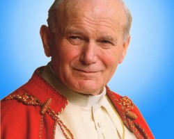 Pope John Paul II was blood type A negative