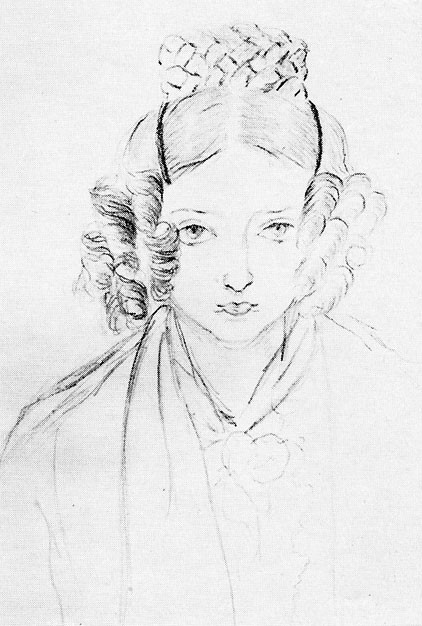 Queen Victoria's self portrait from 1835.