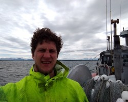 Back of the Gillnet Boat Bering sea