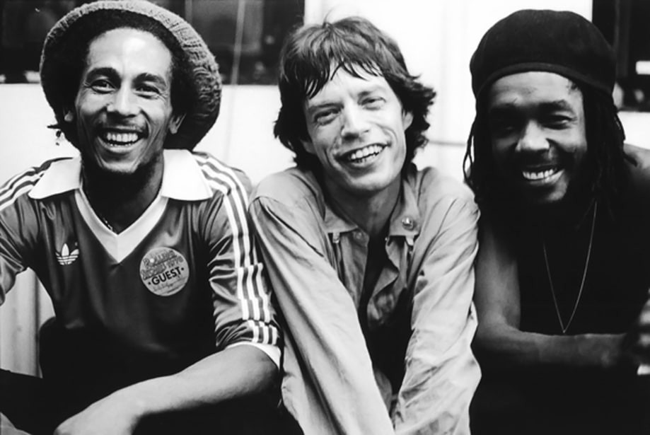 Bob Marley and Mick Jagger... B- and AB-.