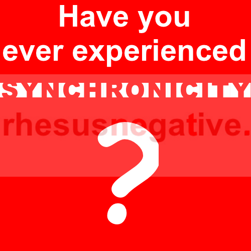 It may not be as much about experiencing synchronicity, but actually recognizing it when it takes place.