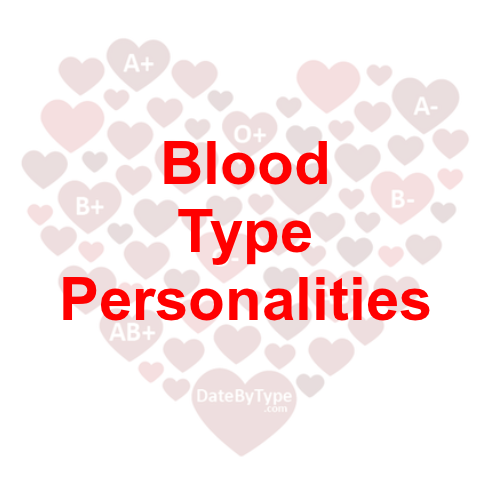 What is your blood type? What are the personality traits that come with it? What blood type does your perfect partner have?