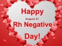 Happy Rh Negative Day!